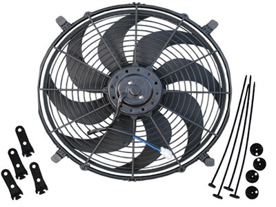 Electric Fan Wiring 185/170 Fan Wiring Kit, 30 Amp 3/8 Temp Sensor